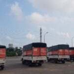 Hình ảnh xe tải thùng kín dịch vụ xe tải Hà Nam
