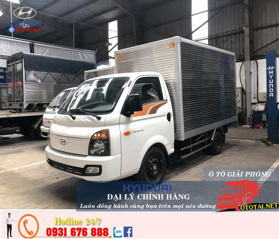 Xe tải Hyundai Porter 150 thùng kín