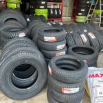 Hình ảnh lốp xe tải thực tế, cận cảnh bề mặt gai lốp