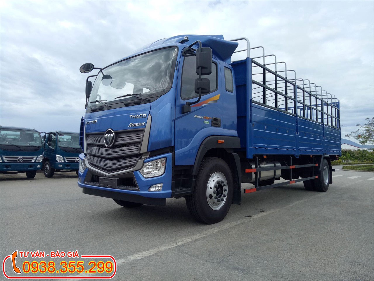 Xe tải Foton Auman C160 Euro4 thùng mui bạt tải trọng 9.1 tấn