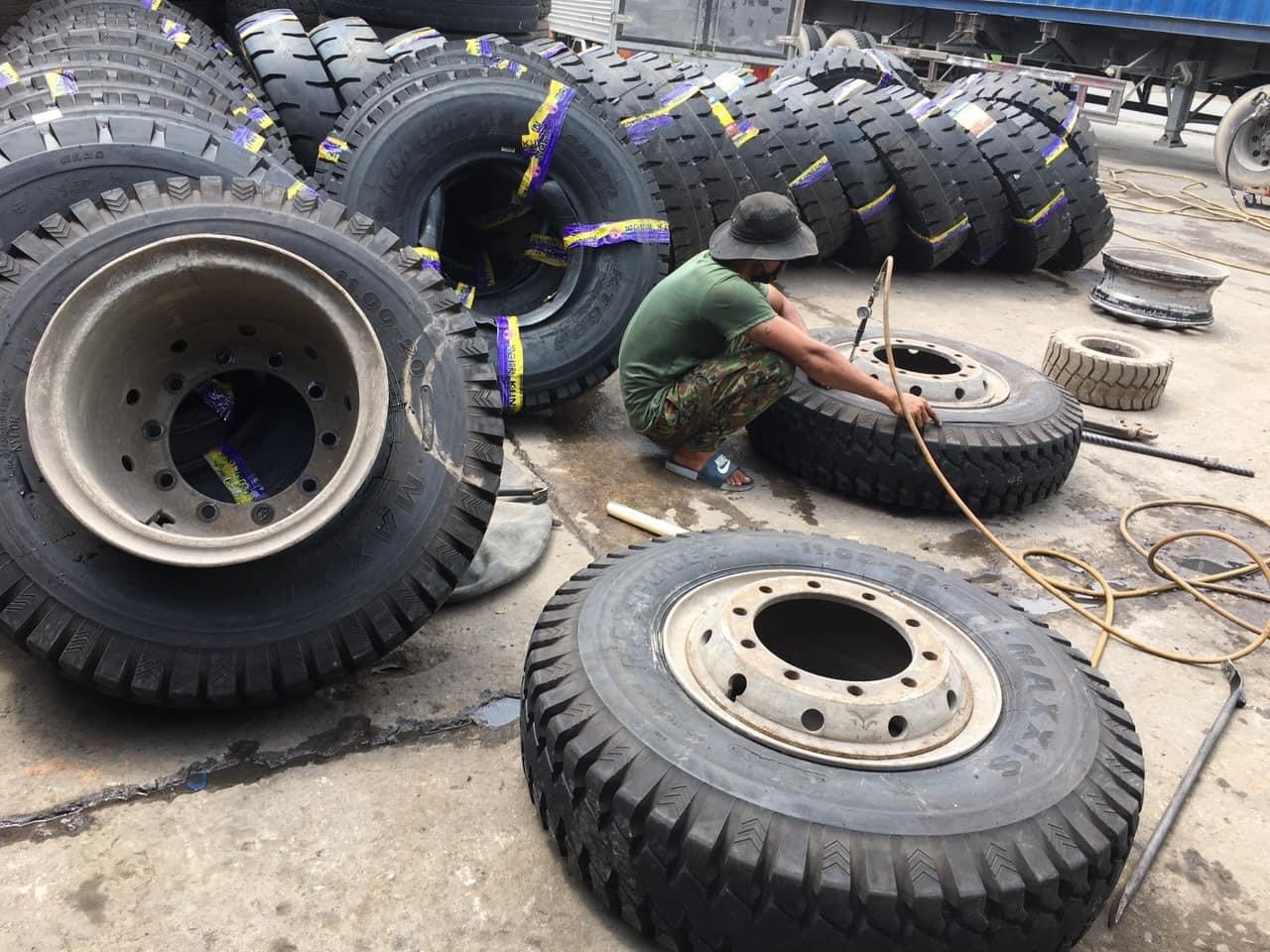 Lốp xe tải cũ giá rẻ tại Cửu Long Thiên