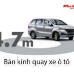 Bán kính quay xe tối thiểu của xe tải
