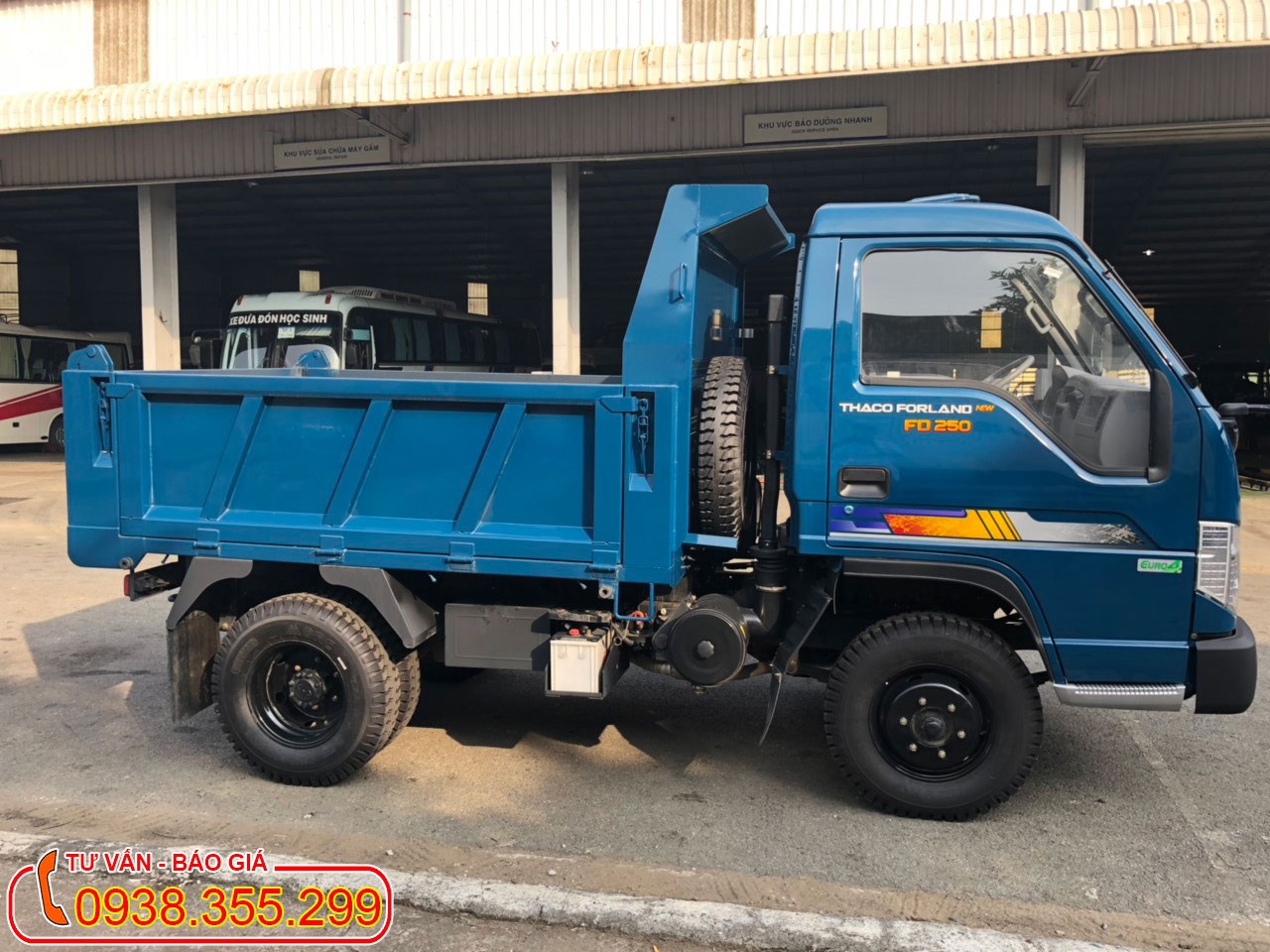 Xe ben Thaco 2.5 tấn đời 2015, thiết kế nhỏ gọn cho đô thị