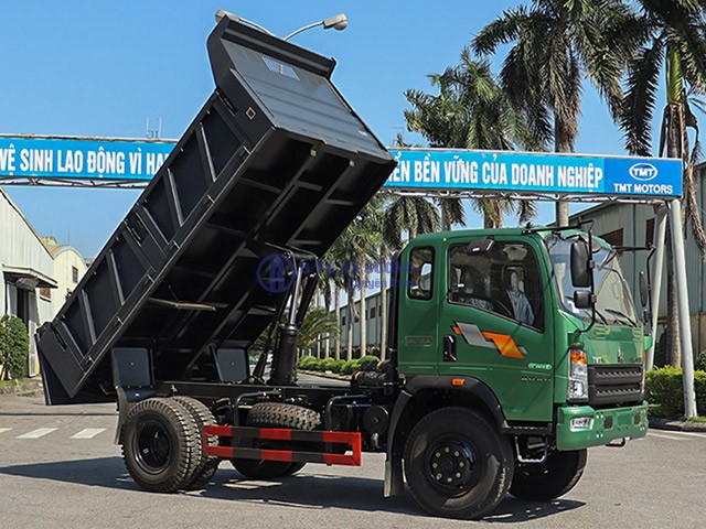 Ngoại thất xe ben TMT E4 mạnh mẽ và hiện đại