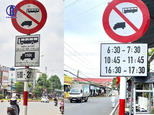 Significado do sinal de proibição de camiões