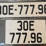Biển số xe tải và xe con tại Hà Nội với các đầu số 29, 30, 31, 32, 33, 40, minh họa ký hiệu biển số xe Hà Nội theo quy định