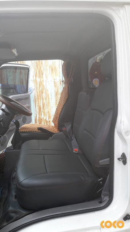 Genuine cowhide leather truck seat cover sample