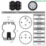 Bóng hơi độ xe bán tải 2E6X2 chuyên dụng