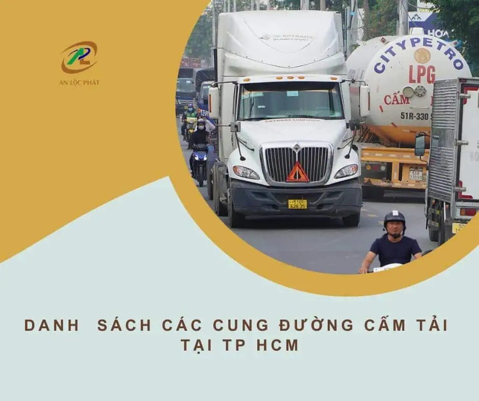 Danh sách các cung đường cấm tải ở TP HCM