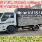 Cách đo lường số khối xe tải