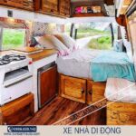 Ảnh minh họa cải tạo xe tải thành nhà di động phong cách mobihome