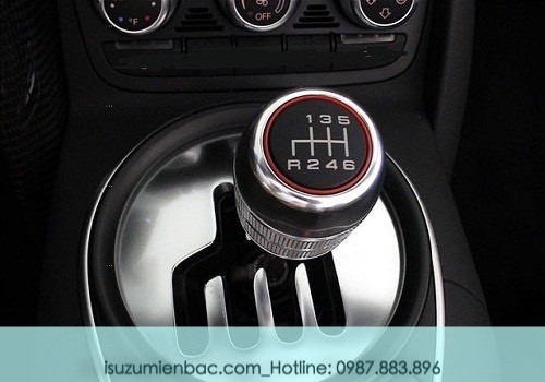 Diagram showing the gear shift pattern of a common Isuzu truck manual transmission