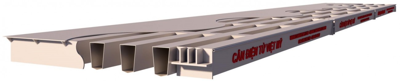 Khung bàn cân xe tải Việt Mỹ được gia công trực tiếp tại xưởng, đảm bảo chất lượng và độ chính xác