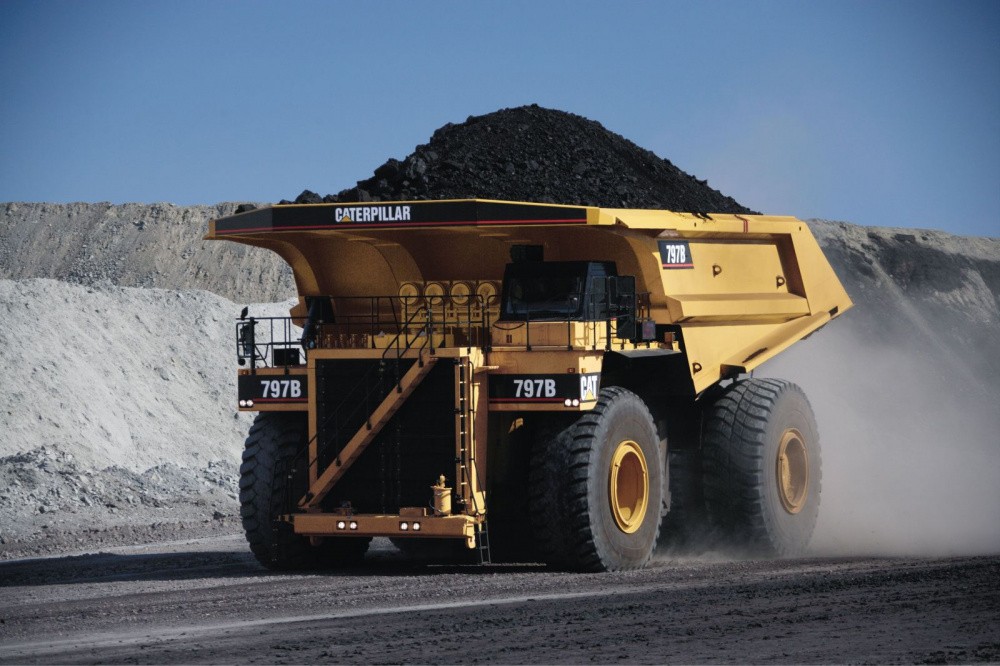 Il Caterpillar 797F è un modello di camion per carichi pesanti