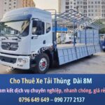 Xe tải thùng dài 8m