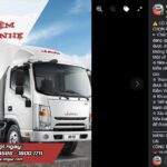 Thông tin xe tải trên Facebook