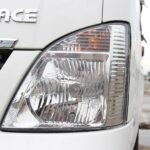 Cụm đèn pha halogen xe tải Tata Super Ace 1T2 thùng kín cánh dơi