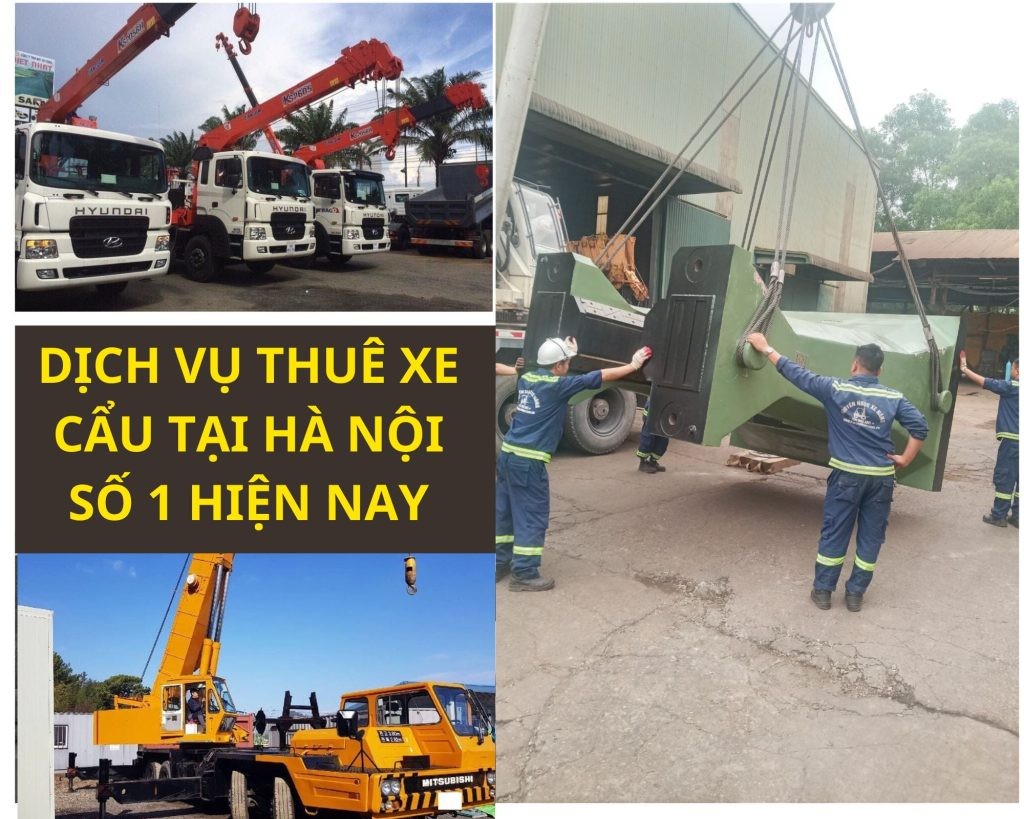 Dịch vụ cho thuê xe tải cẩu tại Hà Nội
