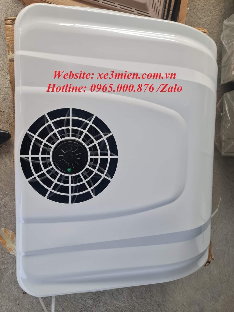 Cửa gió điều hòa máy lạnh chạy điện ắc quy 12v 24v xe tải