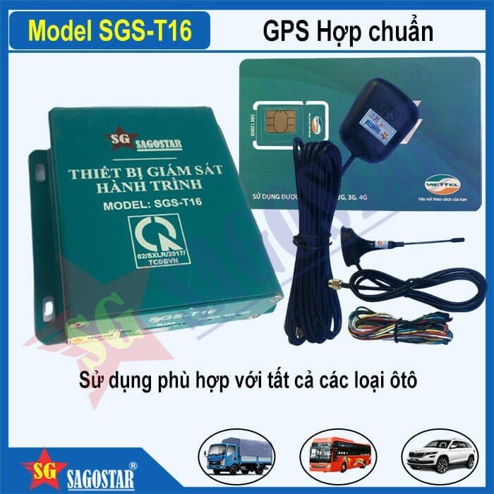 Hình ảnh hộp đen ô tô T16 minh họa thiết bị giám sát hành trình hợp chuẩn