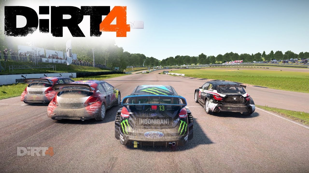 DiRT 4 trên máy Mac, giao diện màn hình chính của game đua xe đường trường hay