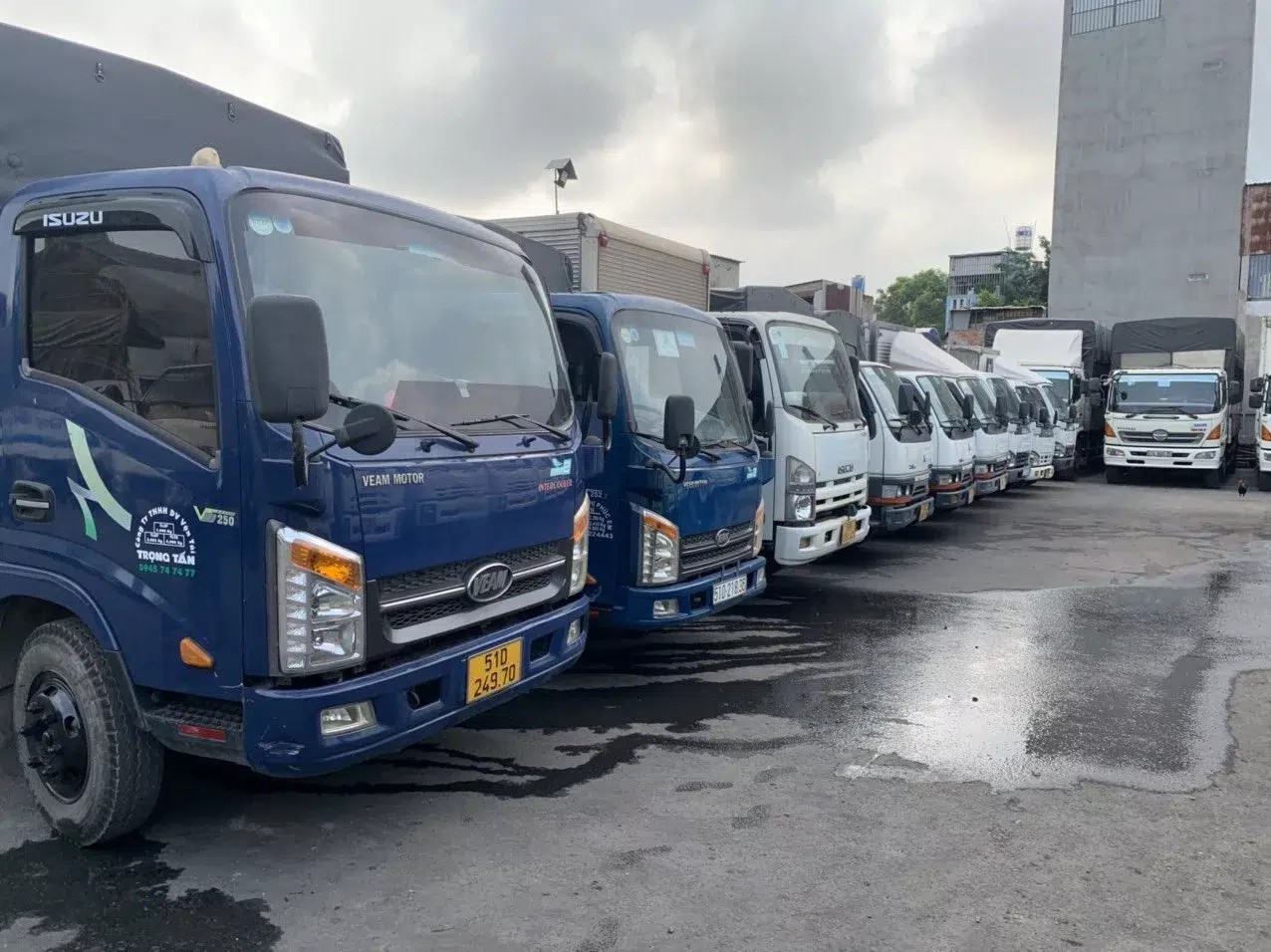 Đội xe tải Đà Lạt Rạch Giá đa dạng tải trọng - Xe Tải Mỹ Đình