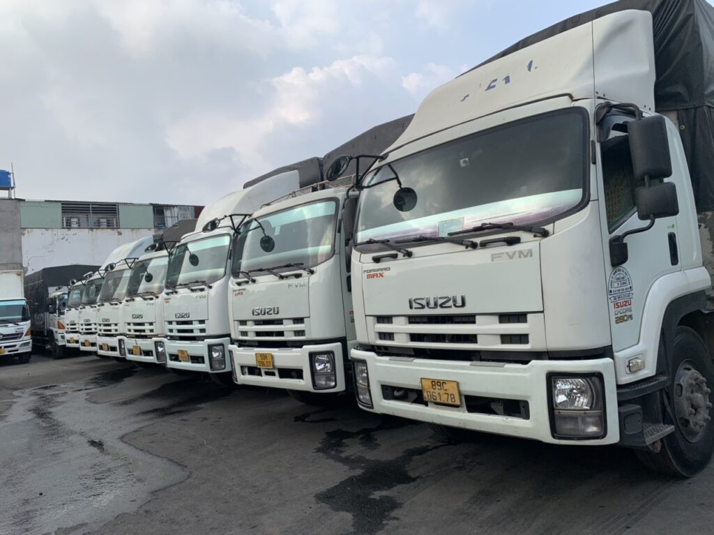 Đội xe tải đa dạng
