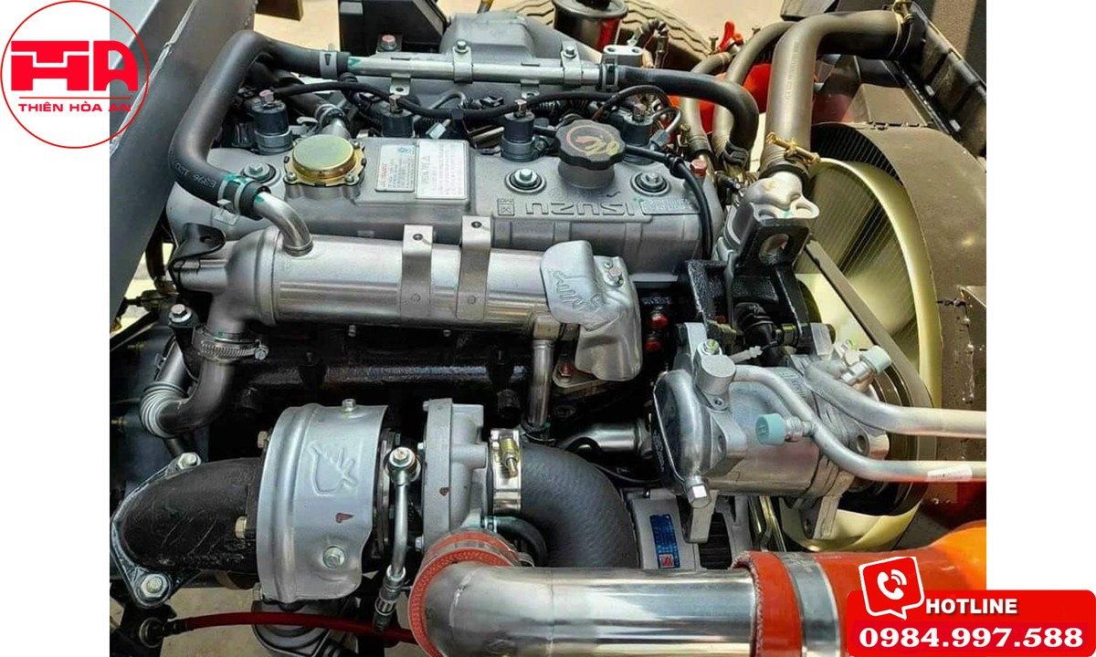 Xe táº£i Tera 190sl thÃ¹ng lá»­ng trang bá»‹ Ä‘á»™ng cÆ¡ isuzu