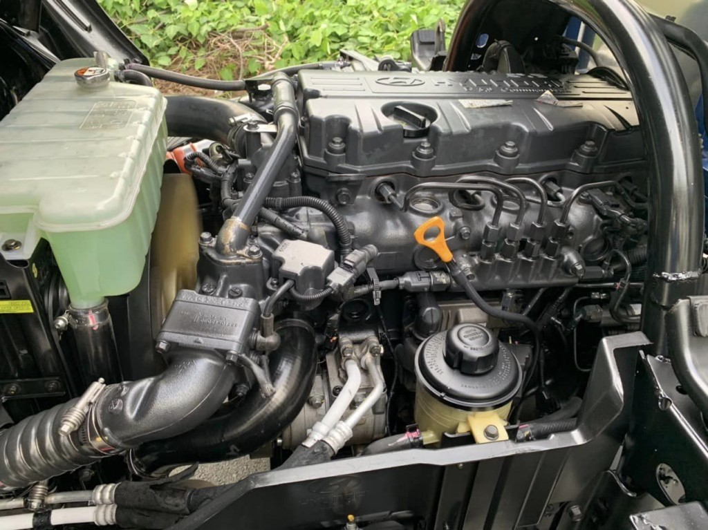D4GA motor van de truck