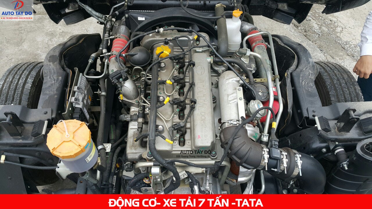 Động cơ Tata DOHC mạnh mẽ trên xe tải 7 tấn Ultra 814