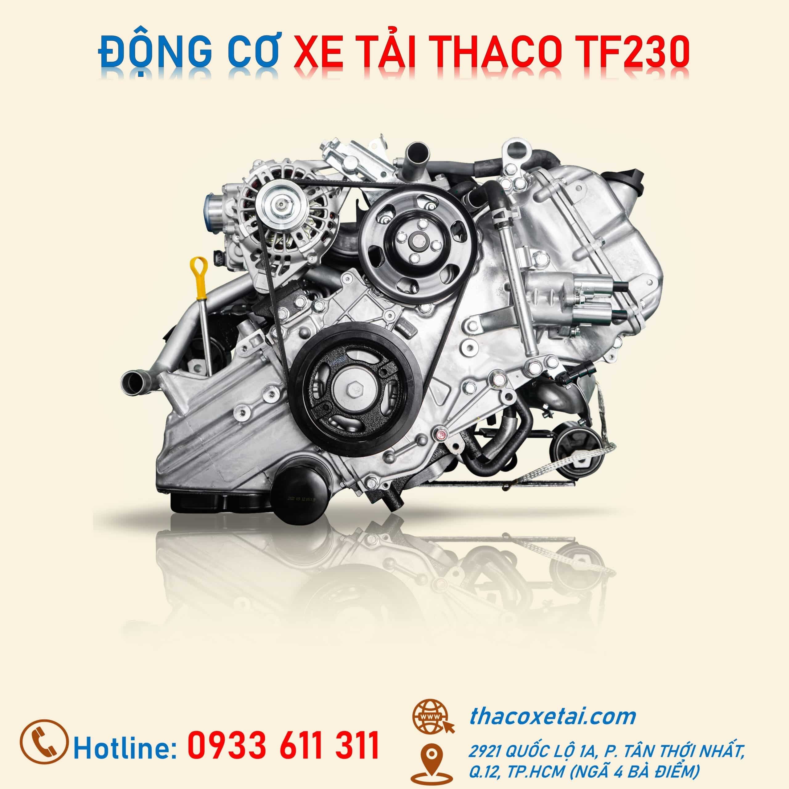 Thaco TF230 Pritschenwagen Motor