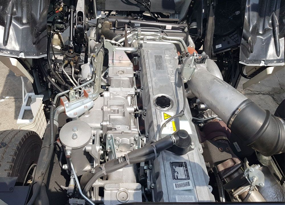 Động cơ Isuzu 6UZ1 xe tải 4 chân