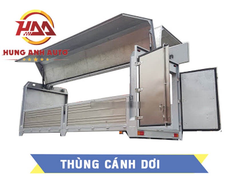 Đóng thùng xe tải cánh dơi