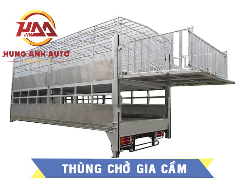Đóng thùng xe tải chở gia cầm