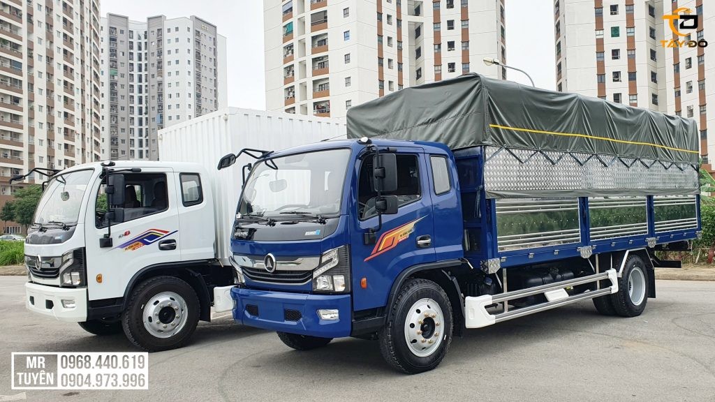 xe táº£i 8 táº¥n thÃ¹ng kÃ­n vÃ thÃ¹ng báº¡t