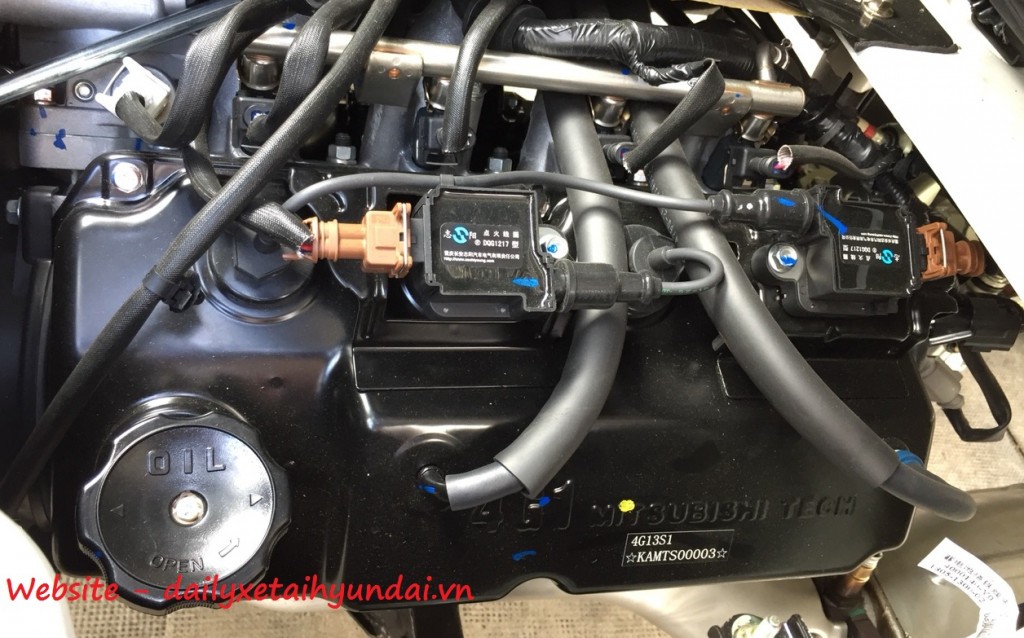 Mitsubishi engine equipped on the Teraco 1-ton truck