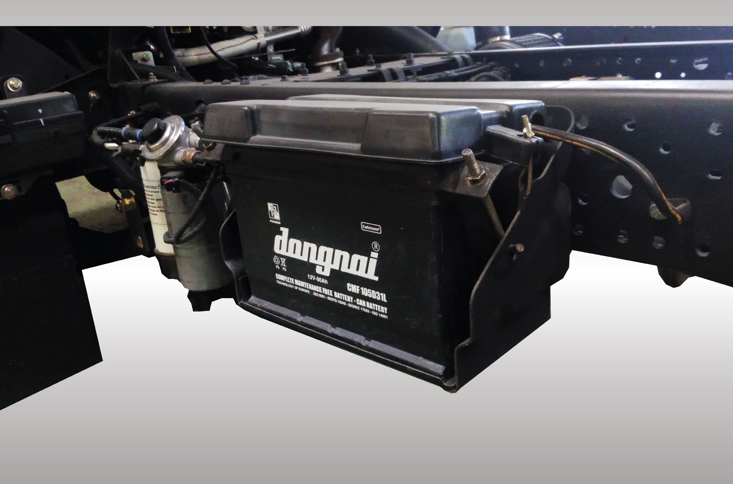 Daewoo dump truck dry battery