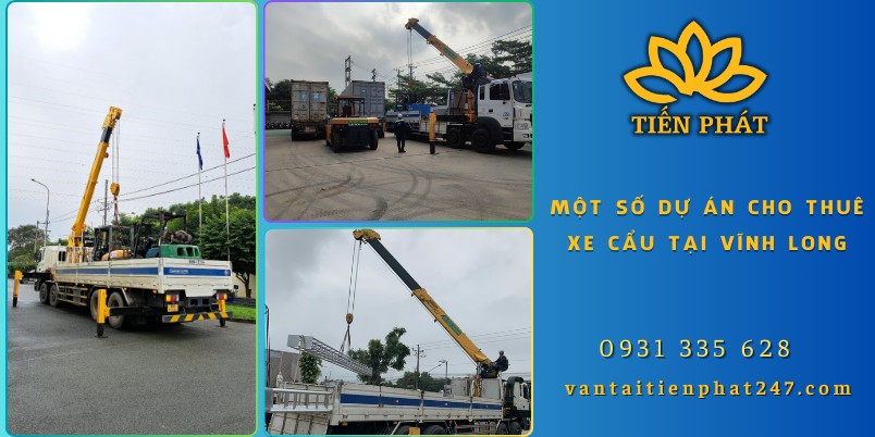 Dự án cho thuê xe cẩu tại KCN Bình Minh, Vĩnh Long