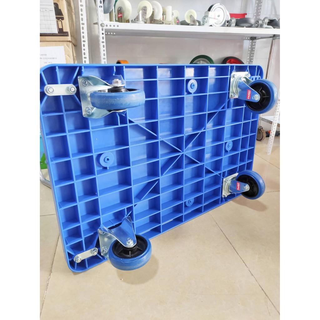 Xe tải tech sàn nhựa kỹ thuật Fibertech chống ồn, gấp gọn, tải trọng 450kg