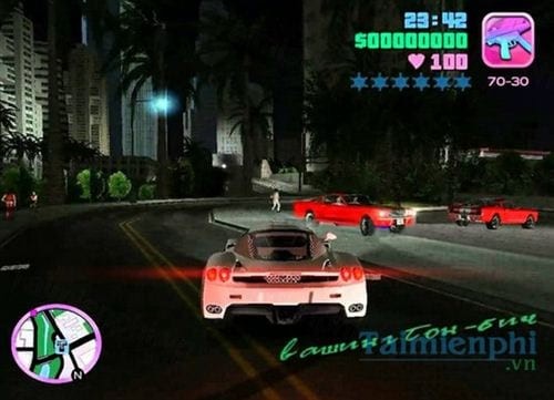 Hình ảnh mô tả giao diện xe trong GTA Vice City Deluxe Mod