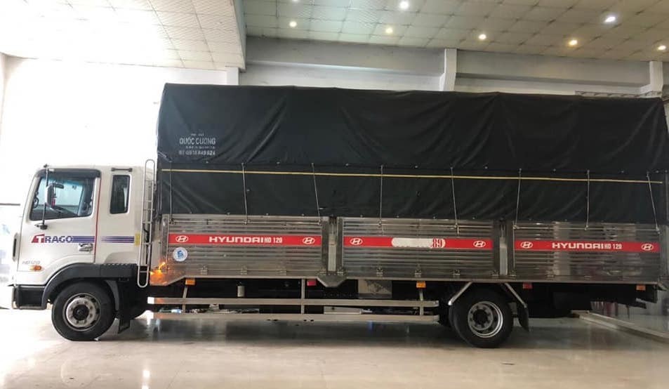 Camião Hyundai HD120 5 toneladas usado, modelo de 2014, importado da Coreia