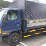 Hình ảnh xe tải Hyundai HD99 cũ thùng mui bạt