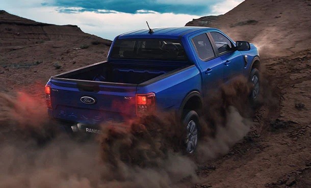 Hệ thống truyền động 4 bánh của xe bán tải Ford Ranger 2023