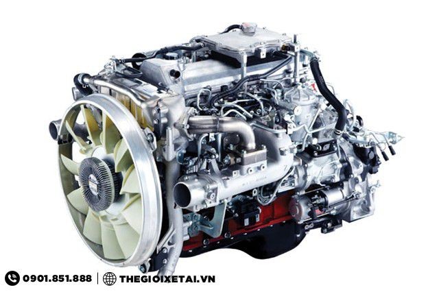 Động cơ Diesel J05E-TE mạnh mẽ của xe tải Hino FC