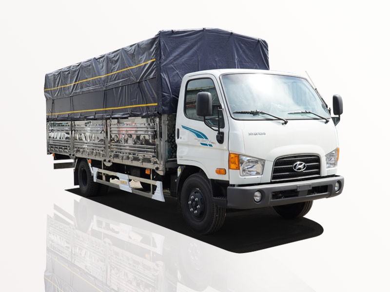 Xe tải Hyundai 110XL thùng bạt, phiên bản thùng siêu dài