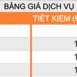Bảng giá dịch vụ giao hàng tiết kiệm minh họa
