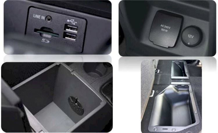 ระบบช่องเก็บของที่สะดวกสบายภายในห้องโดยสาร Ford Ranger XLS 2.2L AT 2021