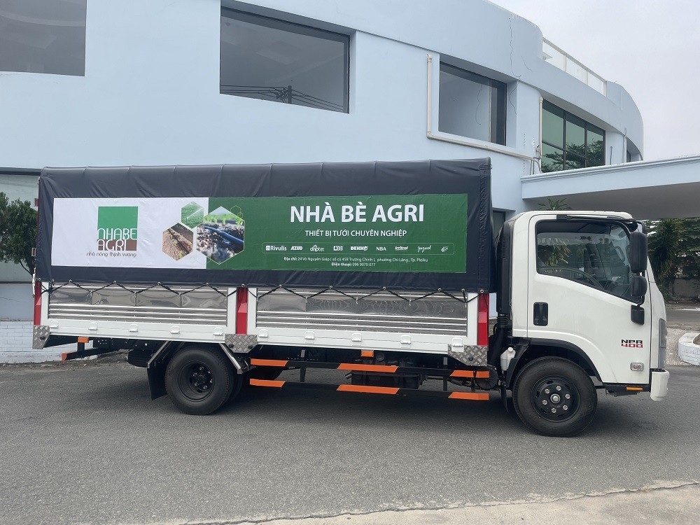 Xe tải Isuzu 3T4 thùng mui bạt