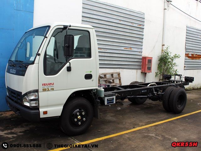 Khung gầm chassis xe tải Isuzu QKR55F