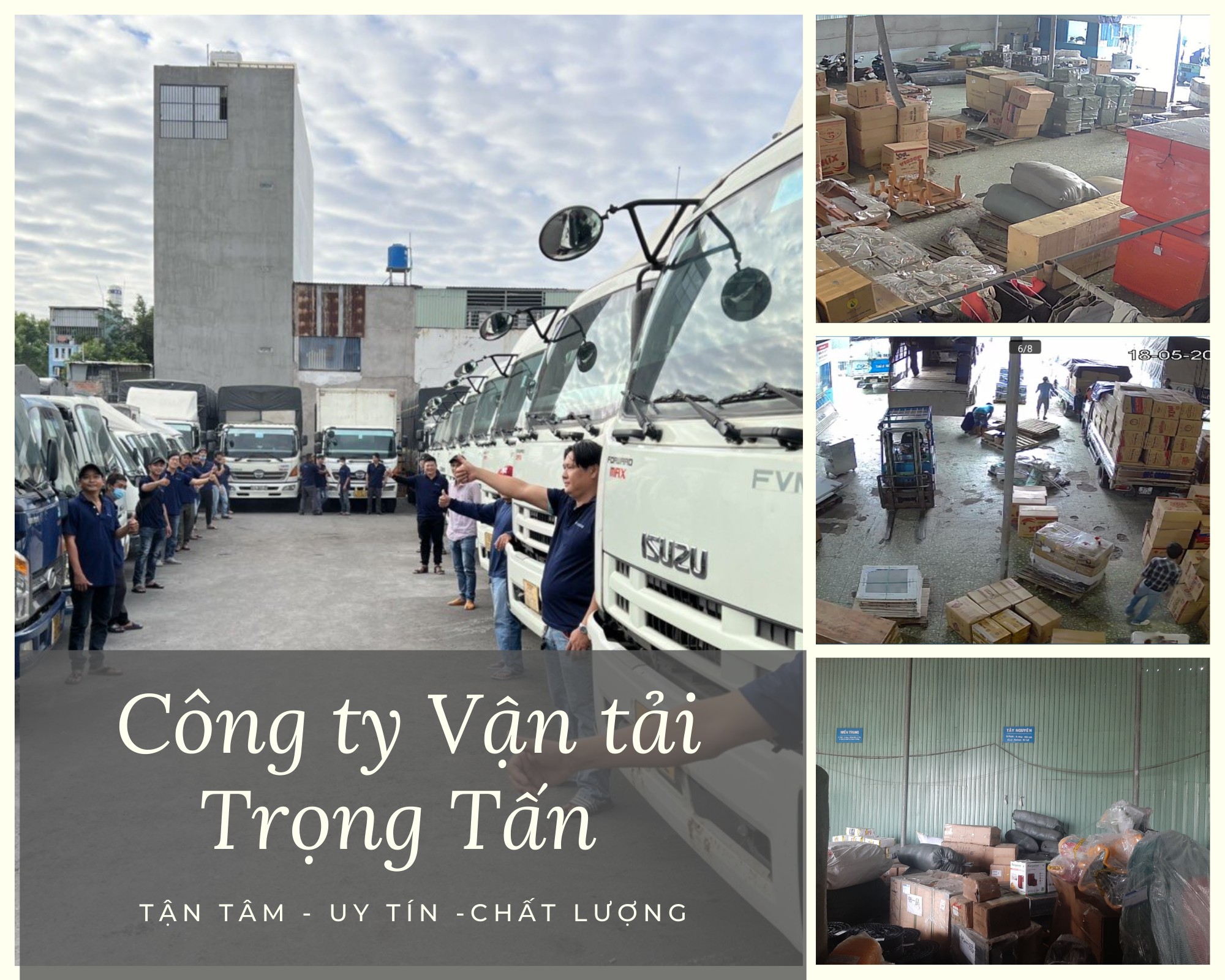 Kho bãi rộng rãi cho xe vận tải Đà Lạt Rạch Giá tại Xe Tải Mỹ Đình